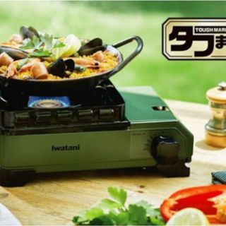 イワタニ(Iwatani)のイワタニ　CB-ODX-JR タフまる ジュニア オリーブ(調理器具)