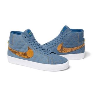 シュプリーム(Supreme)のSupreme Nike SB Blazer Mid Denim 26.5☆(スニーカー)