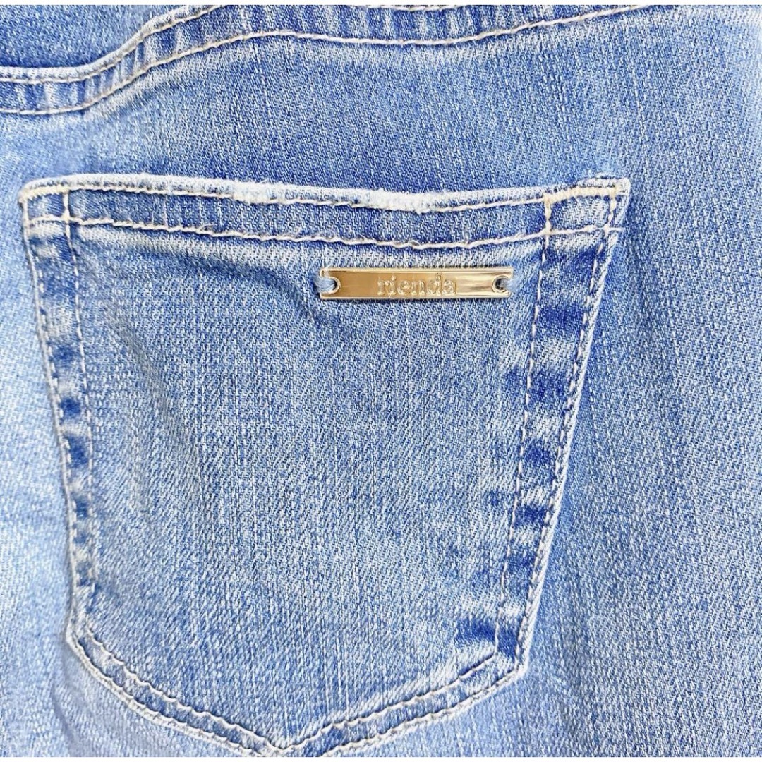 rienda(リエンダ)のrienda リエンダ コルセットDENIMハイウエストアンクルパギンス 完売品 レディースのパンツ(スキニーパンツ)の商品写真