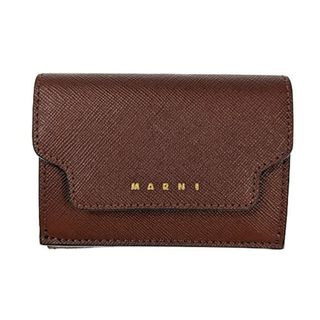 美品 MARNI ミニ財布 マルチカラー ラウンドジップ  イタリア製　羊革