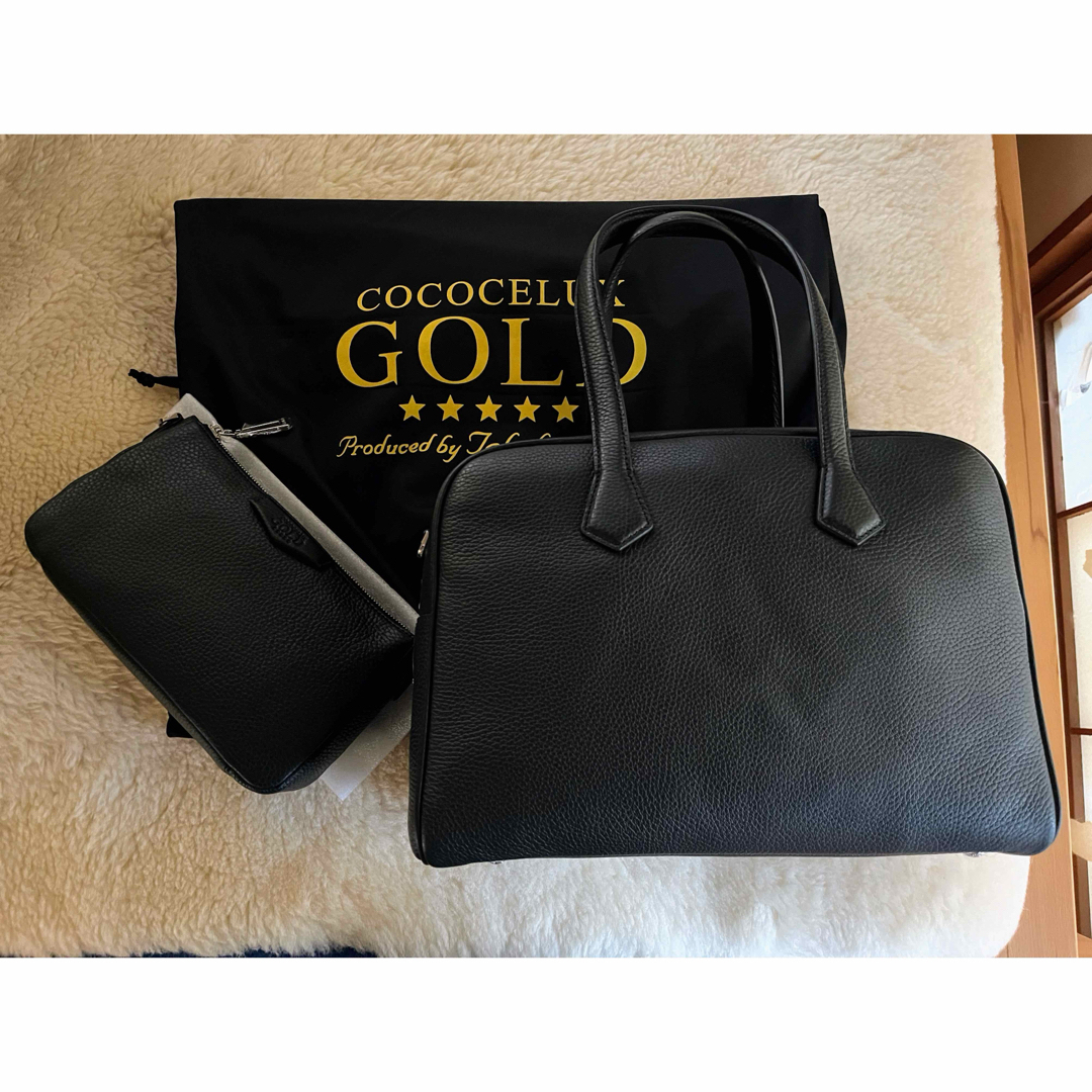 COCOCELUX GOLD(ココエリュクスゴールド)の新品未使用　CCLゴールド ヘラクレススクエアボストンバッグセット レディースのバッグ(ボストンバッグ)の商品写真