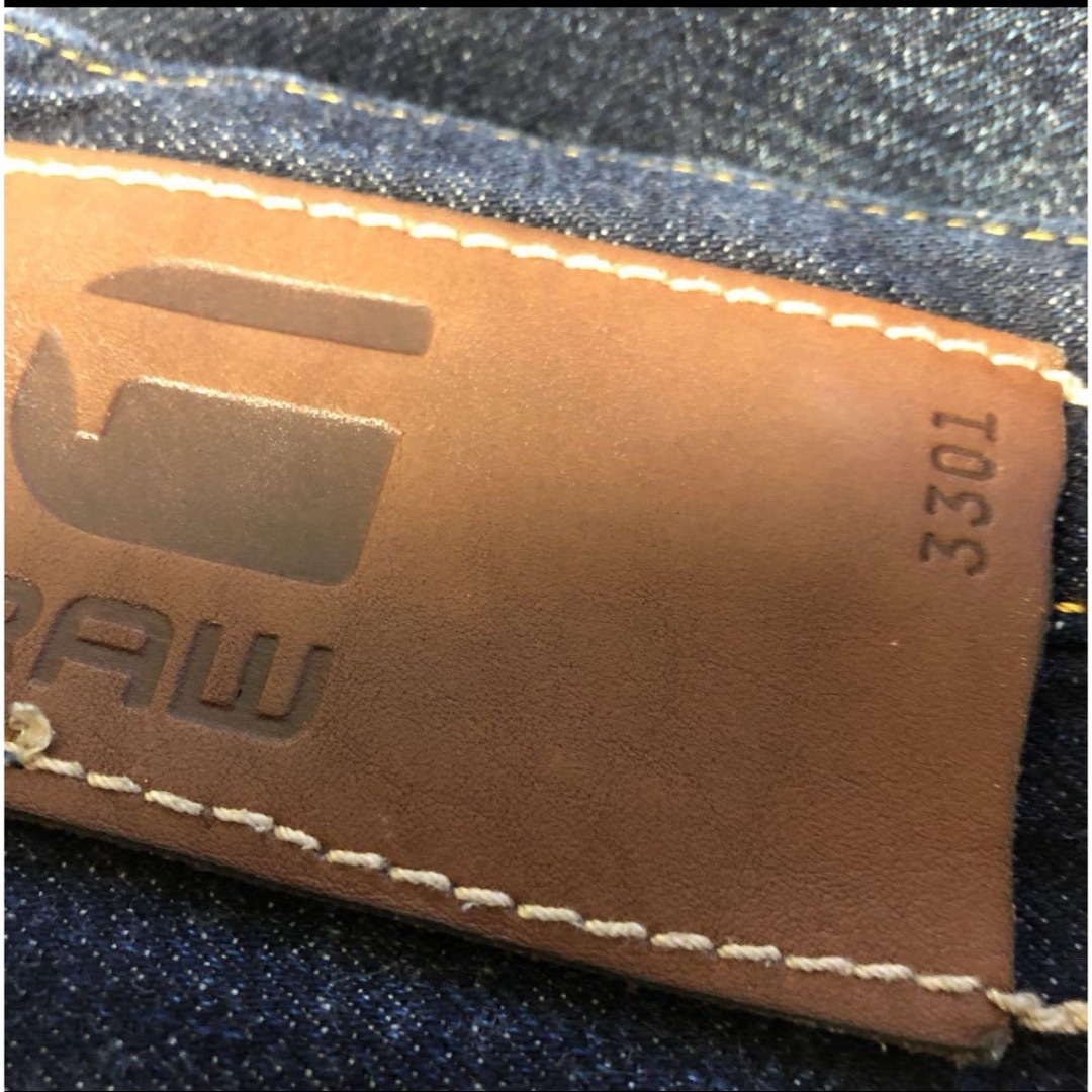 G-STAR RAW(ジースター)のG-STAR RAW  3301 STRAIGHT  デニムパンツ 28 メンズのパンツ(デニム/ジーンズ)の商品写真