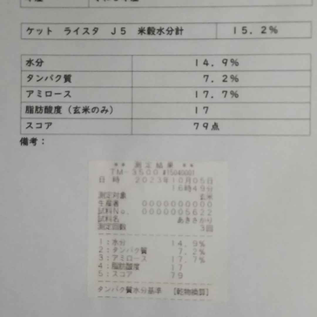 令和5年 福井県産 白米 10㎏ (農薬不使用) 食品/飲料/酒の食品(米/穀物)の商品写真