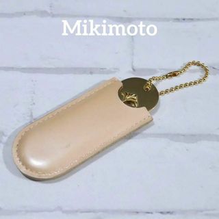 ミキモト(MIKIMOTO)の【匿名配送】ミキモト キーホルダー 鏡 ゴールド ロゴ(チャーム)