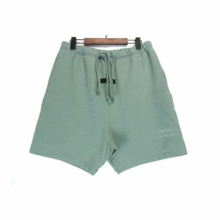 FEAR OF GOD ESSENTIALS 2021AW Core Collection Sweat Shorts String エッセンシャルズ コアコレクション スウェットショーツ ショートパンツ ハーフパンツ リフレクティブロゴ ストリング タン サイズM【220701】【新古品】【me04】