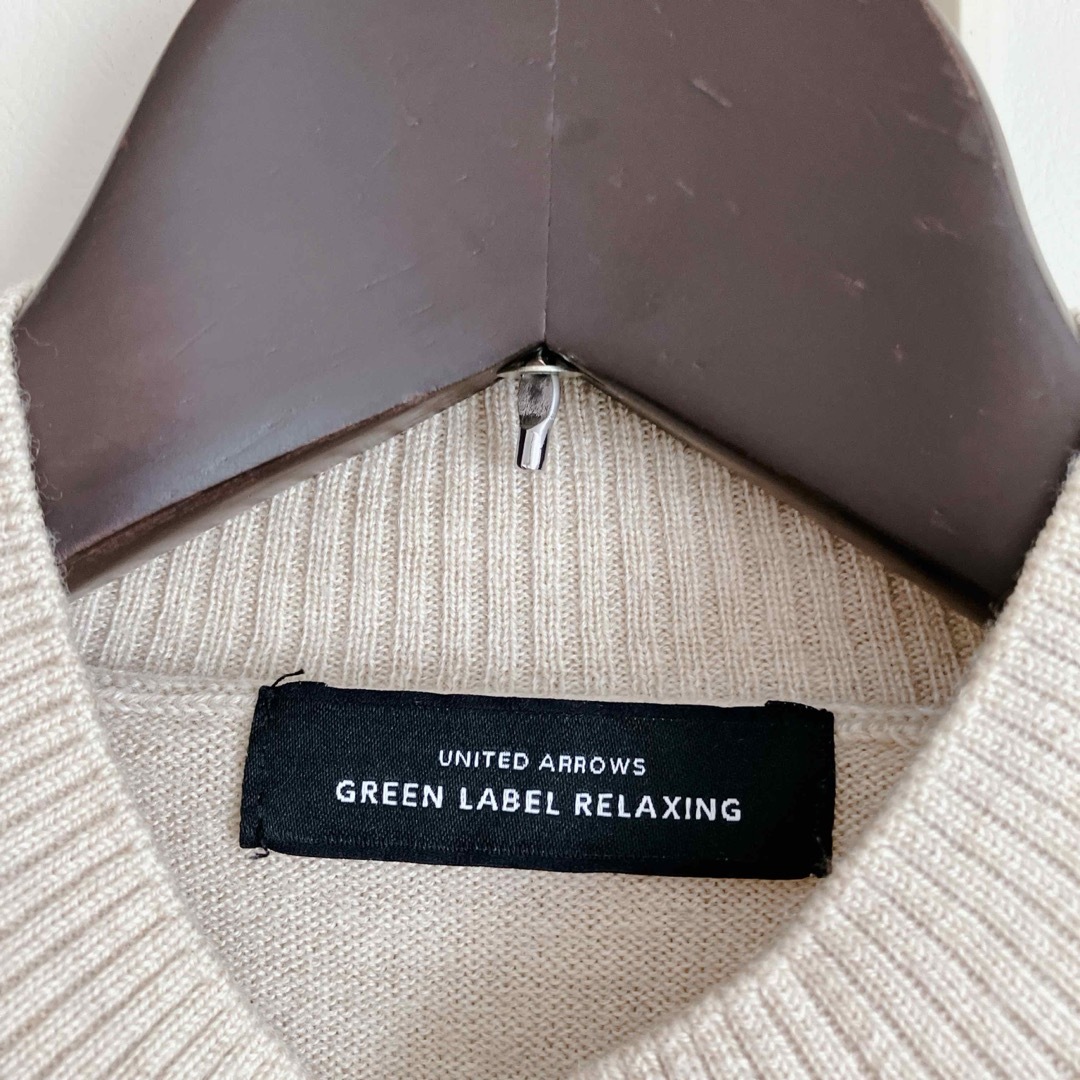 UNITED ARROWS green label relaxing(ユナイテッドアローズグリーンレーベルリラクシング)のグリーンレーベルリラクシング  ハイネックニット　ウール レディースのトップス(ニット/セーター)の商品写真