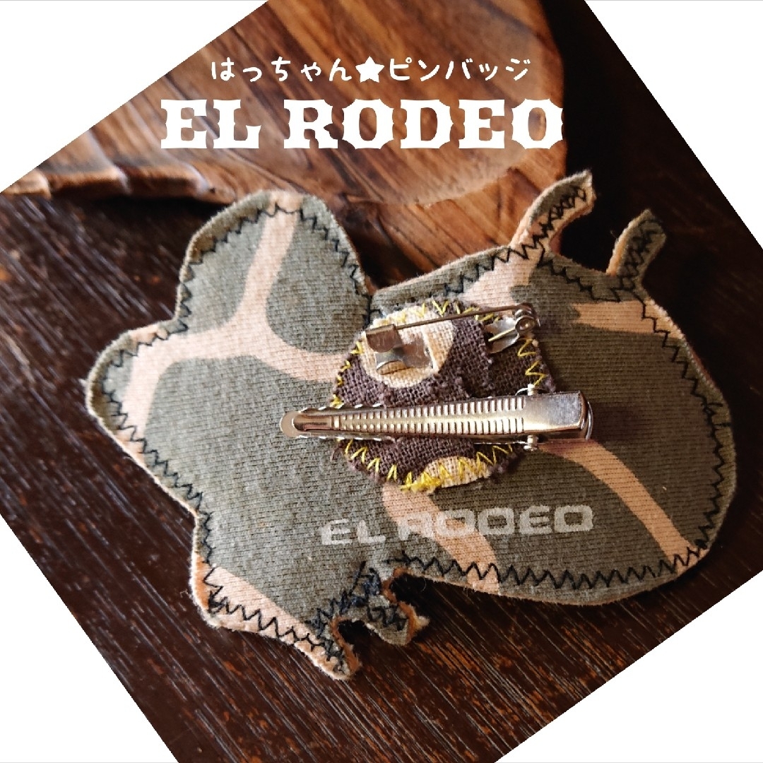 EL RODEO(エルロデオ)のELRODEO エルロデオ ハチ ピンバッジ エンタメ/ホビーのおもちゃ/ぬいぐるみ(キャラクターグッズ)の商品写真