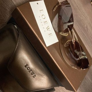 ロエベ(LOEWE)のロエベ LOEWE サングラス LOE-138ASVブラウン サイドロゴ(サングラス/メガネ)