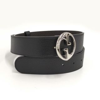 グッチ(Gucci)のGUCCI ベルト レザー ブラック 449715(ベルト)