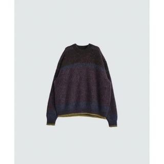 ヨーク(YOKE)の✨人気サイズ3✨️YOKE 22AW STILL BORDER CREWNECK(ニット/セーター)