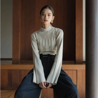 ステュディオス(STUDIOUS)の完売品 Knuth marf bumpy wide sleeve knit(ニット/セーター)