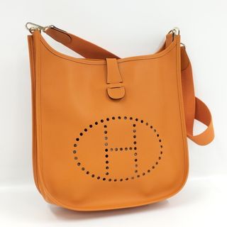 エルメス(Hermes)のHERMES エブリン2 GM ショルダーバッグ トリヨン レザー オレンジ(ショルダーバッグ)