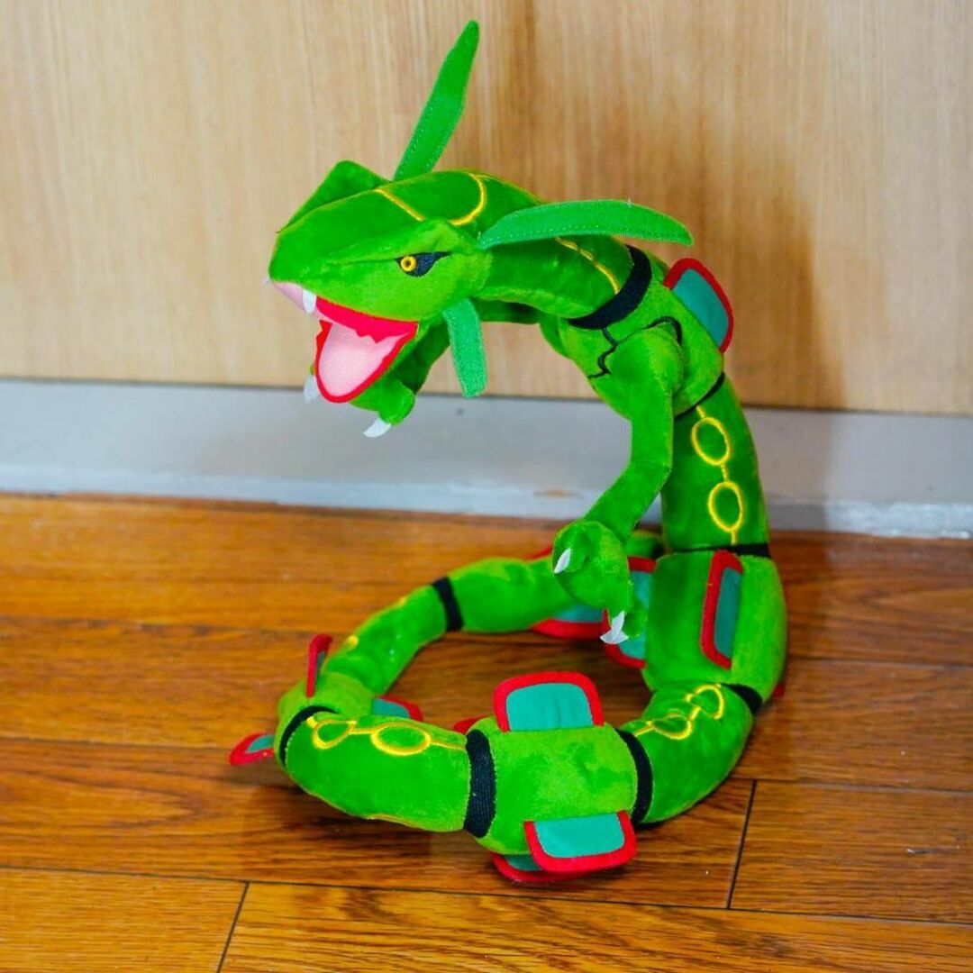 ぬいぐるみ レックウザ クッション 特大 大きい 80cm 紙袋付き ぬいぐるみ レックウザ クッション 特大 大きい 80cm 紙袋付き