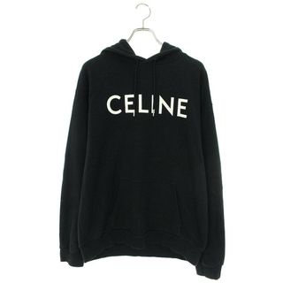 超美品 確実正規品 CELINE セリーヌ パーカー バックロゴ スウェット