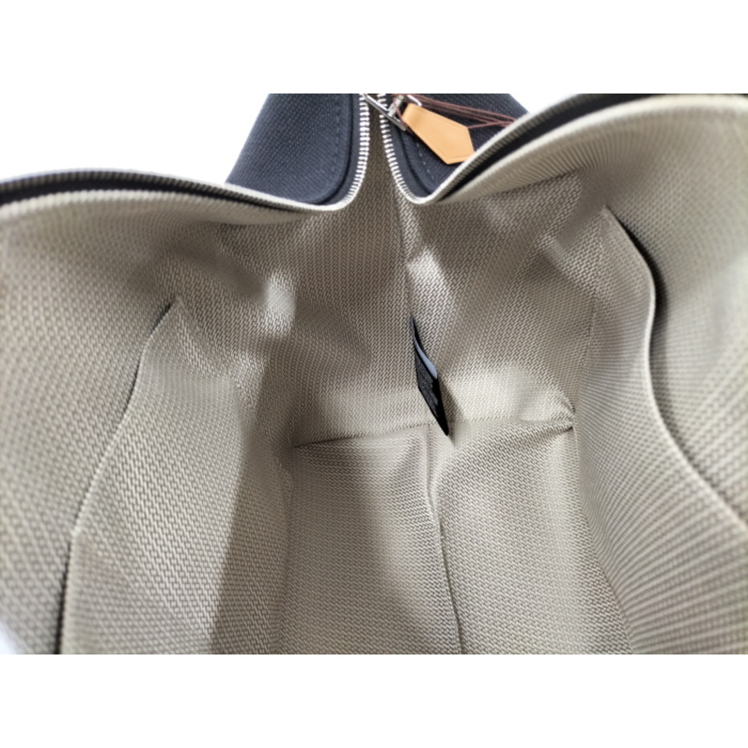 HERMES - HERMES ブリッドアブラックGM ハンドバッグ キャンバス HERMES - HERMES ブリッドアブラックGM ハンドバッグ キャンバス