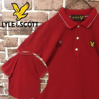 ライルアンドスコット(LYLE&SCOTT)の【定番】ライルアンドスコット☆刺繍ロゴ　ポロシャツ　レッド(ポロシャツ)