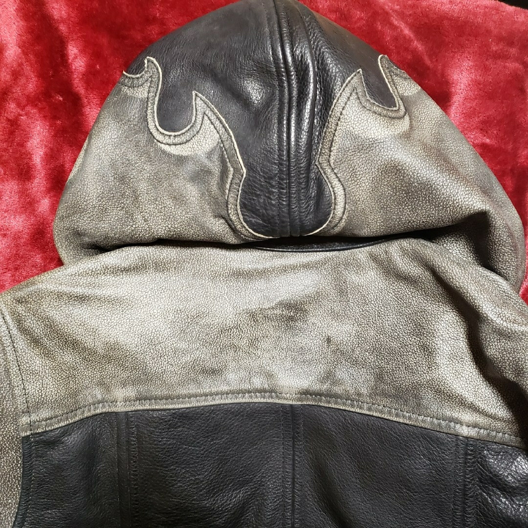 skkin ジャケット　jk  ブルゾン　フード　hyde　最終 メンズのジャケット/アウター(レザージャケット)の商品写真