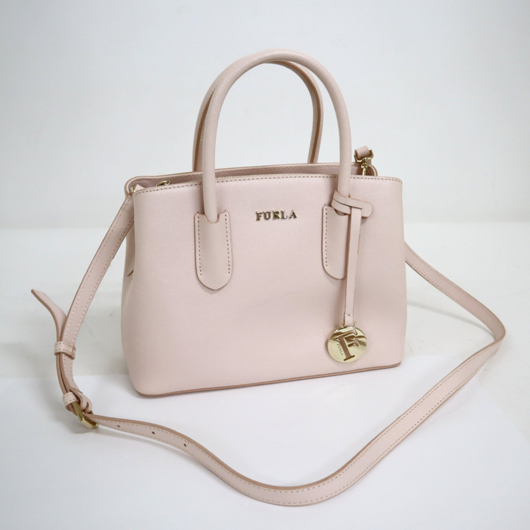 Furla(フルラ)の【FURLA】フルラ 2Wayバック ゴールド金具 レザー ピンク/kt08756kw メンズのバッグ(ショルダーバッグ)の商品写真