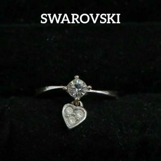 スワロフスキー(SWAROVSKI)の【匿名配送】SWAROVSKI スワロフスキー リング 指輪 10 ハート(リング(指輪))