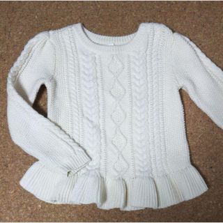 ベビーギャップ(babyGAP)の美品 フリルニット baby gap 105cm(ニット)