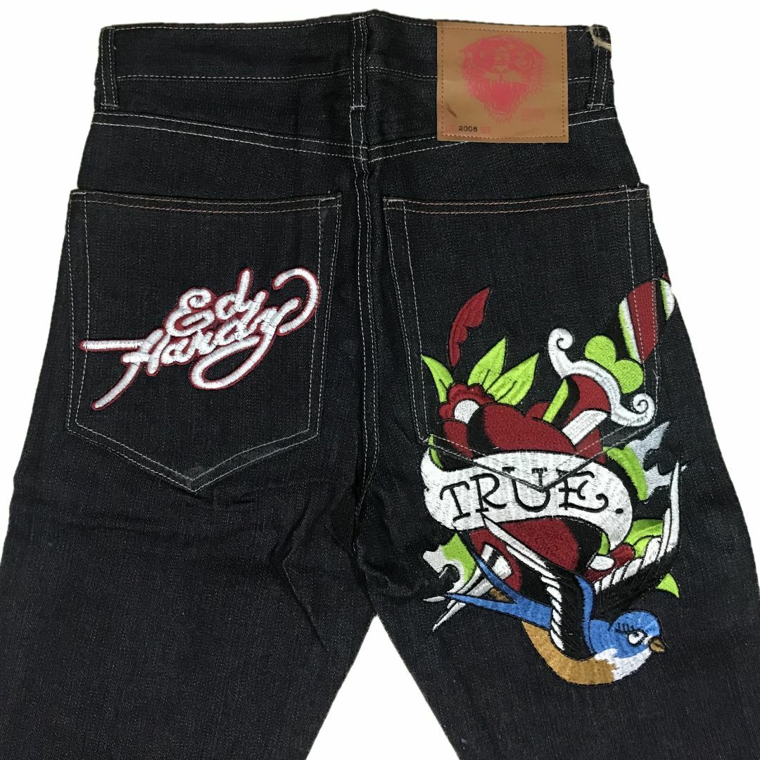 Ed Hardy(エドハーディー)のEd Hardy エドハーディ TRUE デニムパンツ W34 メンズのパンツ(デニム/ジーンズ)の商品写真