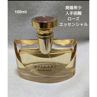 ブルガリ(BVLGARI)の廃盤希少ブルガリローズエッセンシャルオードパルファム100ml(香水(女性用))