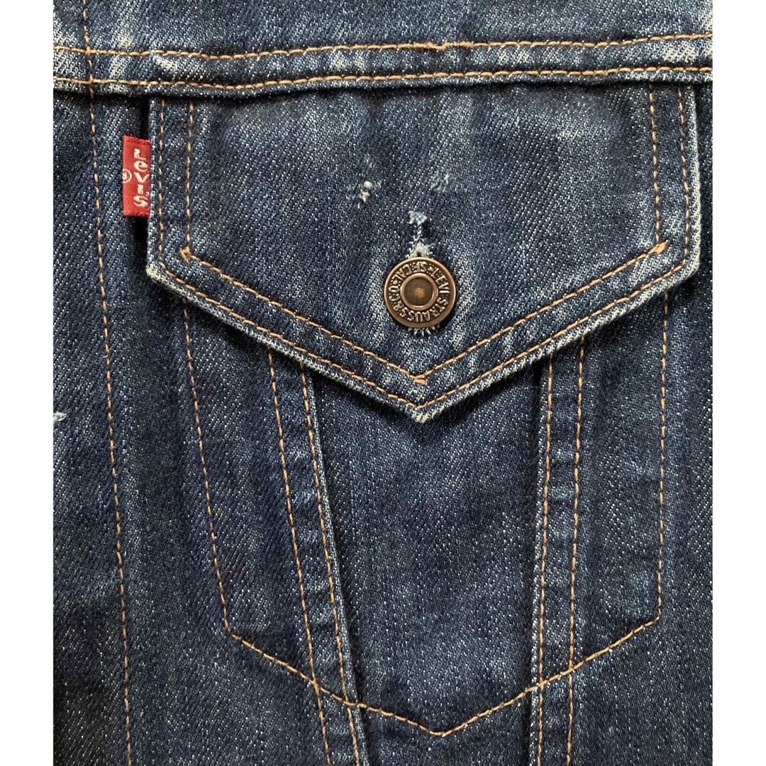 申し訳ございませんでしたLevi’s 濃紺 クロアチア製 70500-04 デニムジャケット L 3rd