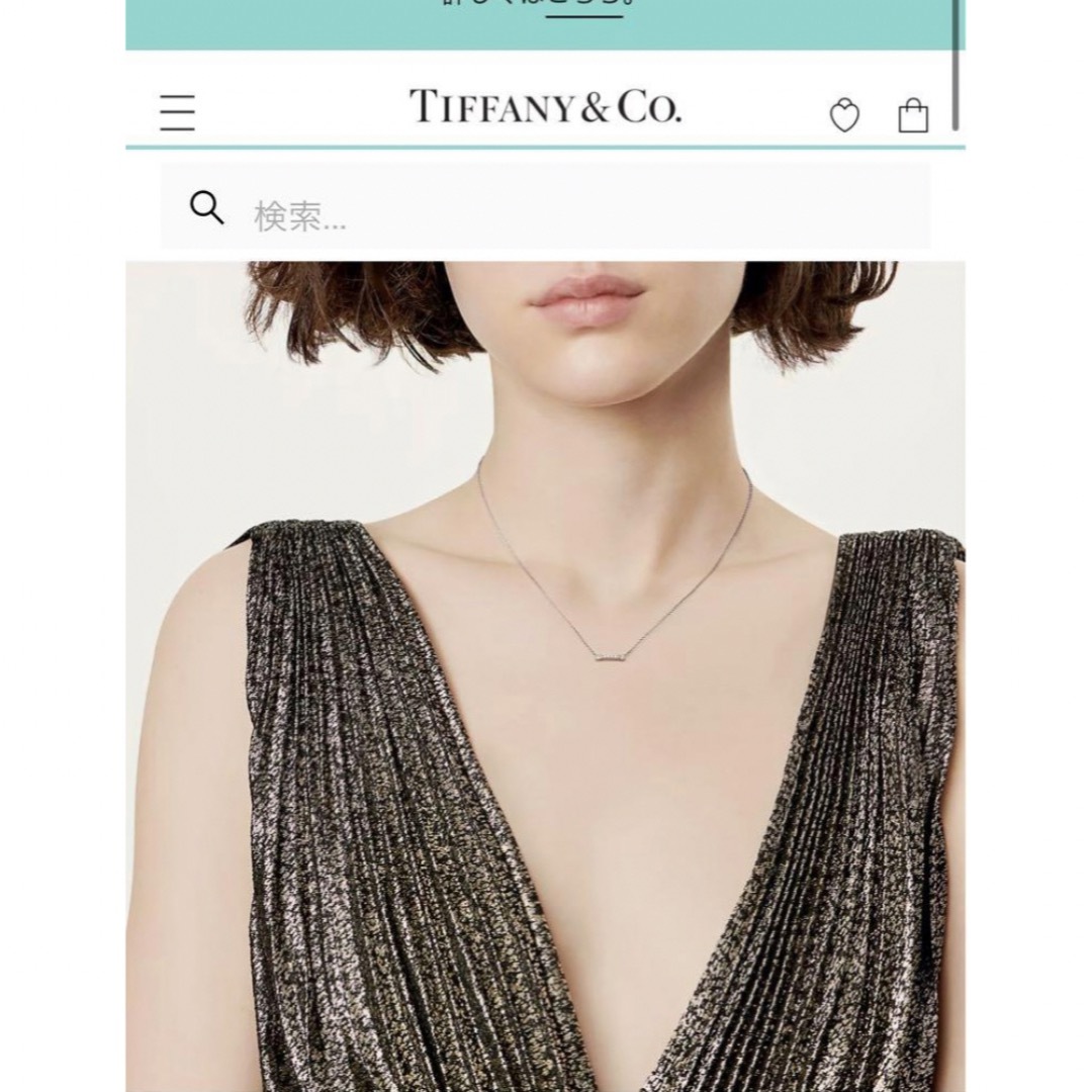 Tiffany & Co.(ティファニー)のTiffany ティファニー　フルールドリス　バーペンダント レディースのアクセサリー(ネックレス)の商品写真