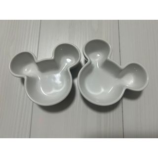 ディズニー(Disney)のディズニー ミッキーシェイプ 小皿(食器)