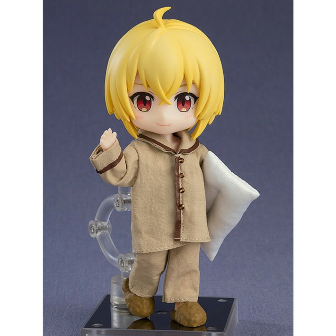 GOOD SMILE COMPANY(グッドスマイルカンパニー)のねんどろいどどーる おようふく パジャマ 枕 茶色 紺 青 男女兼用 衣装 新品 エンタメ/ホビーのフィギュア(アニメ/ゲーム)の商品写真