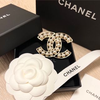 良品　シャネル　CHANEL　コサージュ　ブローチ　バッジ　ミニコサージュ