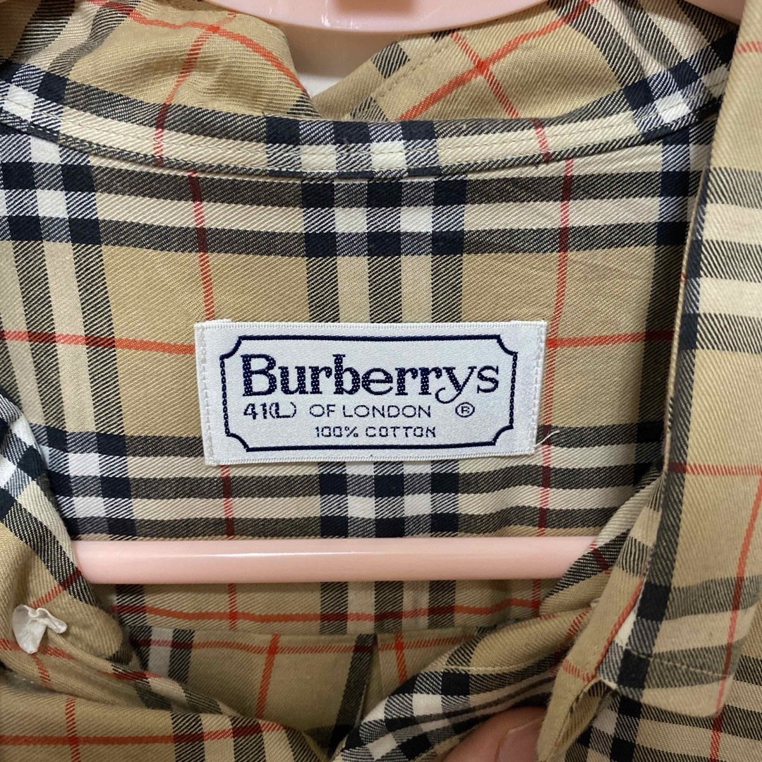 安価 Burberry ノバチェックシャツ サイズ40（L）バーバリー -シャツ