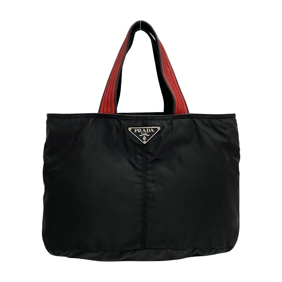 PRADA - 極 美品 希少品 PRADA プラダ 三角ロゴ 金具 ナイロン レザー