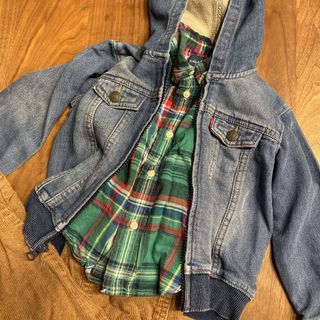 リーバイス(Levi's)のUSA購入★洗濯のみ【リーバイス】ジージャン風　デニム風ジャケット　パーカー(ジャケット/上着)