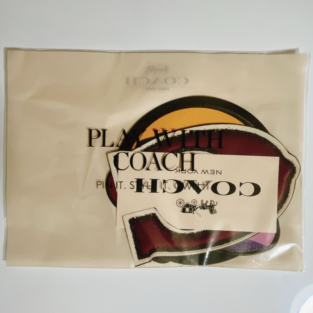 COACH(コーチ)のコーチ　COACH ステッカー　 エンタメ/ホビーのコレクション(ノベルティグッズ)の商品写真