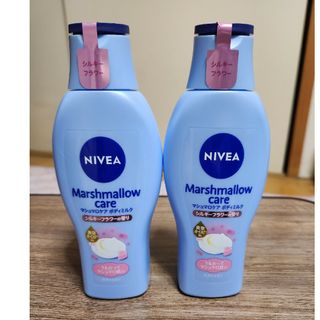 【新品】ニベア マシュマロケアボディミルク シルキーフラワーの香り 200ml