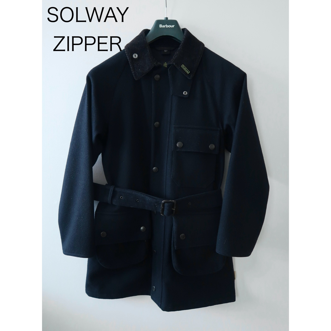 55㎝Babour Solway Zipper SL バブアー　ソルウェージッパーSL