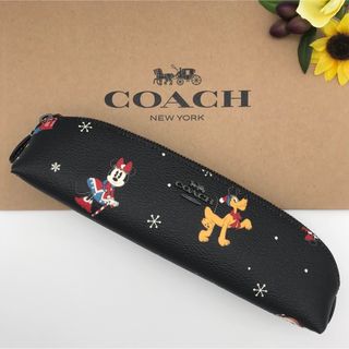 コーチ(COACH)のCOACH ★大人気★ ペンシルケース ホリデイ プリント 筆箱 小物入れ 新品(その他)