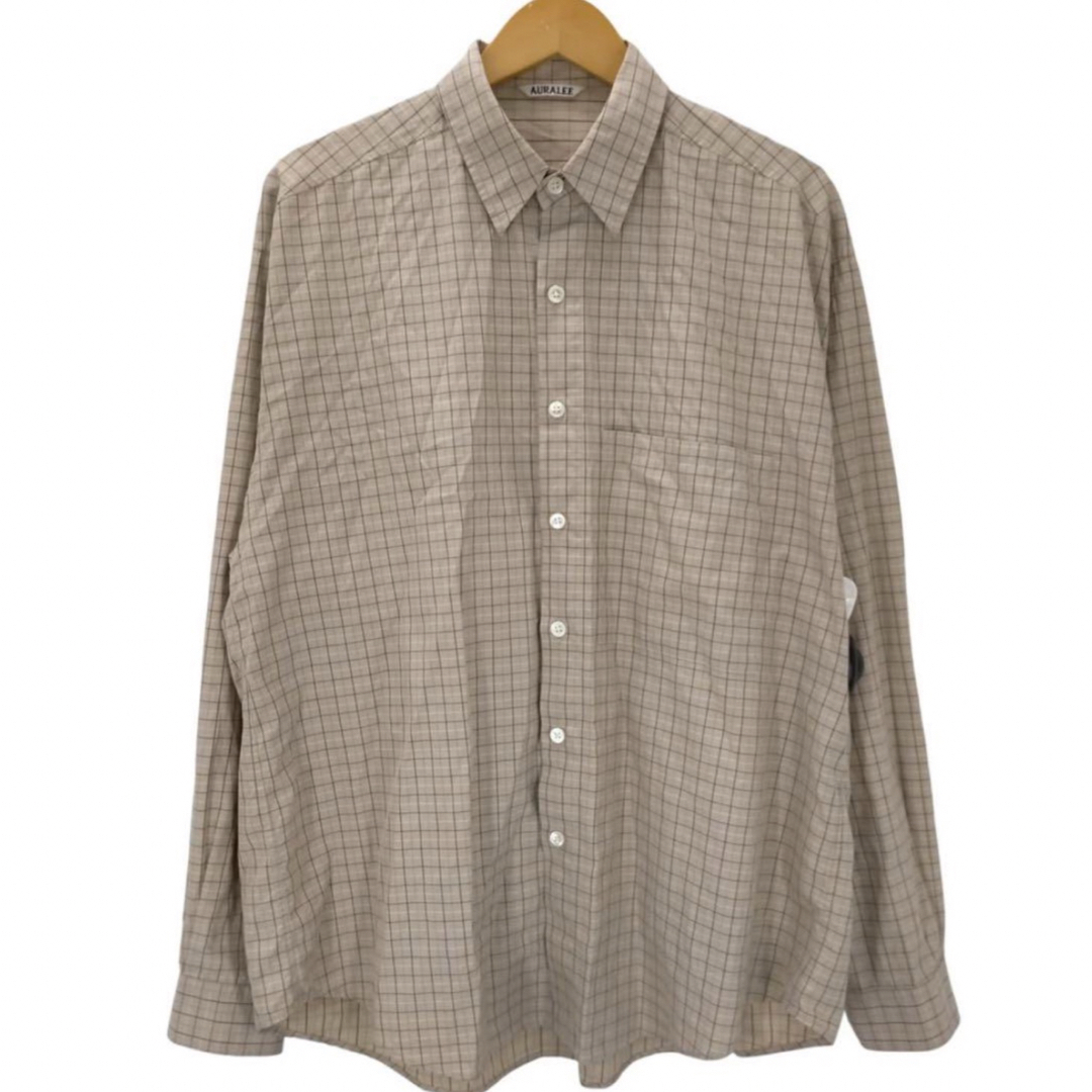 AURALEE WASHED FINX TWILL BIG SHIRTSのサムネイル