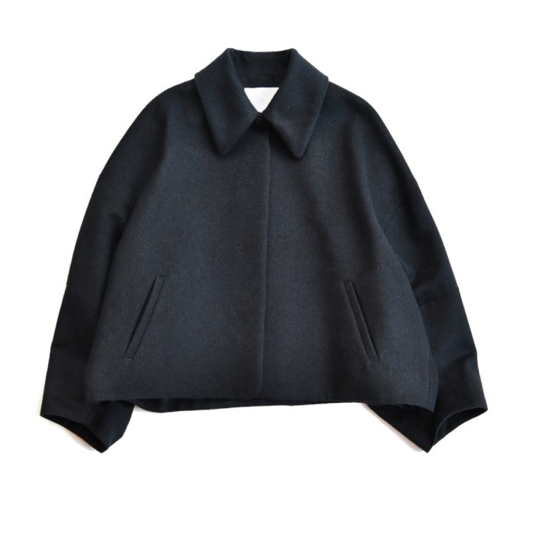 mame kurogouchi silk wool shaggy jacketジャケット/アウター