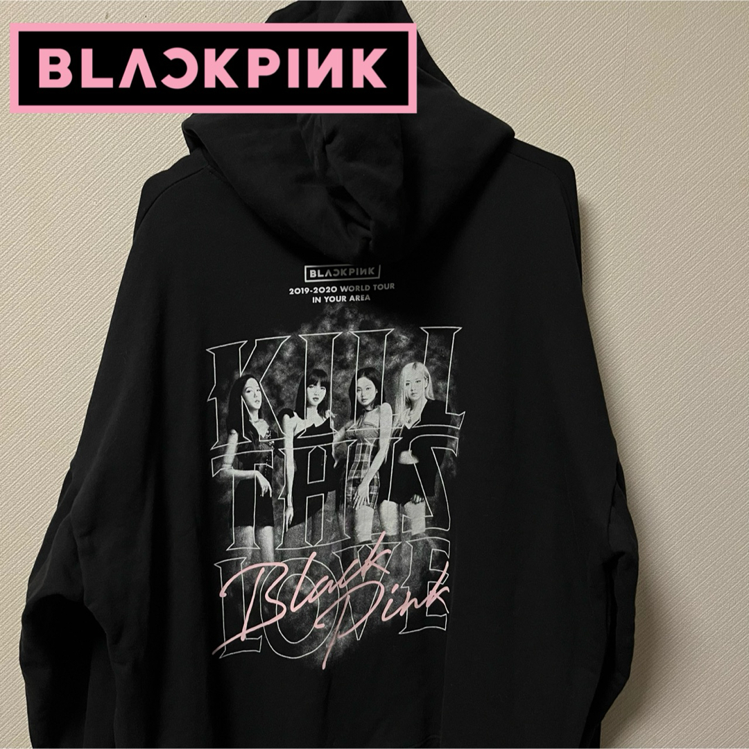 BLACK PINK Sweat Hoodie Blackグループ