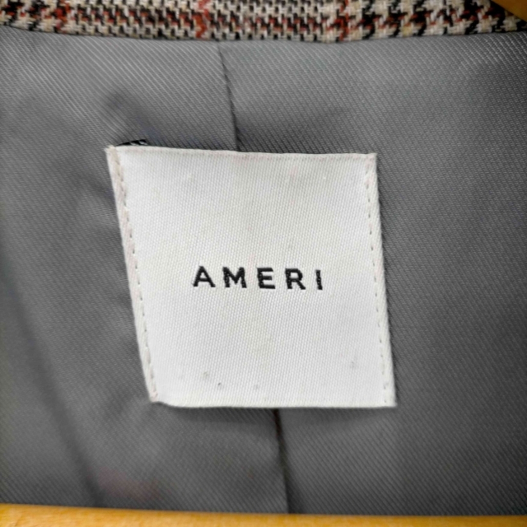 Ameri VINTAGE(アメリヴィンテージ)のAMERI(アメリ) 18AW FUR LINE GLEN CHECK COAT レディースのジャケット/アウター(その他)の商品写真