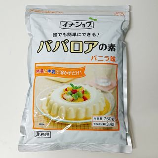 【イナショク】ババロアのもと バニラ味 65ml-50個分 業務用(菓子/デザート)