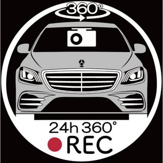 どんな車種でも作成可　メルセデスベンツ　sクラス　ドライブレコーダー　ステッカー(セキュリティ)