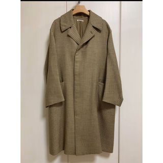 AURALEE 17AW DOUBLE FACE CHECK LONG COAT(チェスターコート)