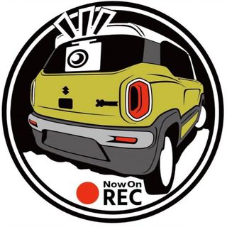 車体カラー変更可　前後　クロスビー　ドラレコ　ドライブレコーダー　ステッカー(車外アクセサリ)