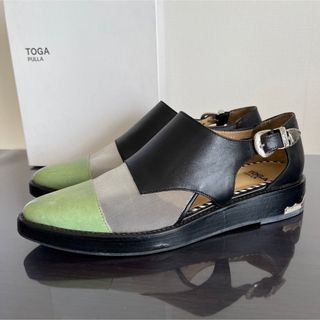 トーガ(TOGA)のTOGA PULLA レザーフラットシューズ 靴 シースルー シューズ トーガ(その他)