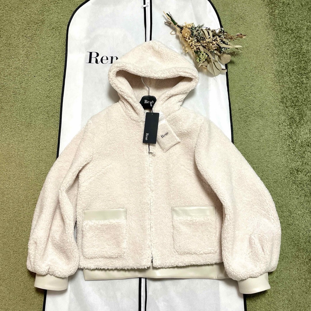 René(ルネ)の美品　ルネrene  テディボアジャケット　36 レディースのジャケット/アウター(その他)の商品写真