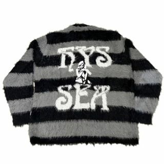 ウィンダンシー(WIND AND SEA)の23AW WIND AND SEA × Hysteric Glamour WDS KNIT CARDIGAN グレー L(カーディガン)