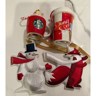 スターバックスコーヒー(Starbucks Coffee)のスタバ クリスマス オーナメント ツリー飾り(置物)